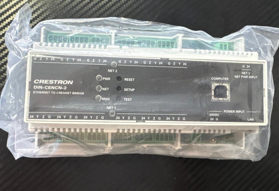 Crestron DIN-CENCN-2 Ethernet to Cresnet Network Bridge (New- Open -Box) - Image 2 of 4