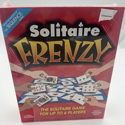 Vintage 2002 Solitaire Frenzy Game Up To 6 Players Jax New & Sealed! RARE!