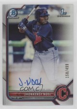 2022 Bowman Chrome Prospect Refractor 158/499 Jhonkensy Noel #CPA-JN Auto 13c1