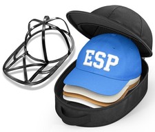Hat Travel Case for Baseball Caps, Cap Carrier with Plastic Holder  1