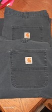 Lot 2 Carhartt Rugged Flex Men's 40x32 Relaxed Fit Canvas Work Pants. BN2291-M
