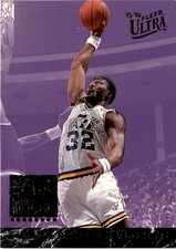 1993-94 Ultra #5 Karl Malone Karl Malone Career Highlights Utah Jazz