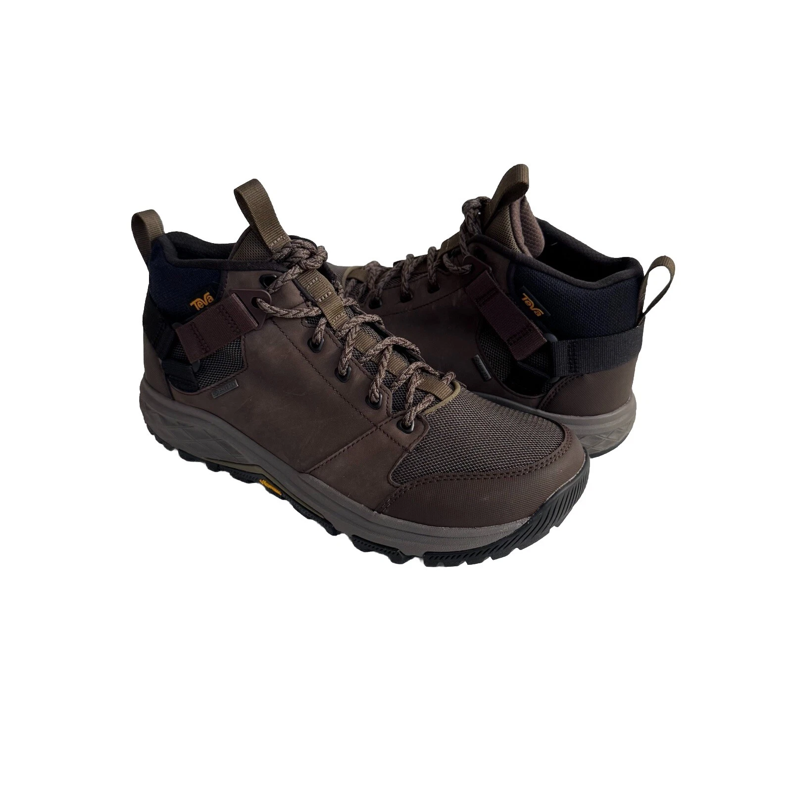 TEVA MEN GRANDVIEW GTX CHOCOLATE BROWN / DARK OLIVE SHOES US 10 / EU 43 / UK 9