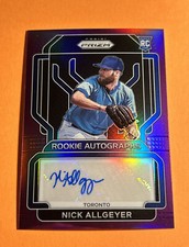 2022 Panini Prizm Rookie Autograph Purple Prizm Nick Allgeyer #RA-NA RC /50