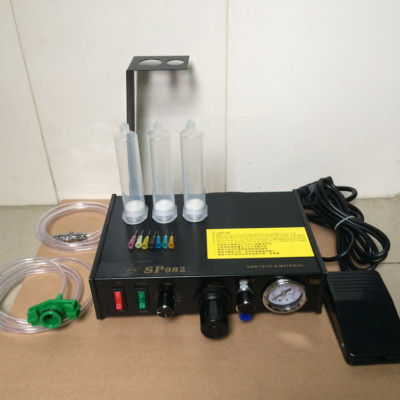 220V Semi-auto Dispensing Machine UV Glue Dropper Liquid Dispenser Controller