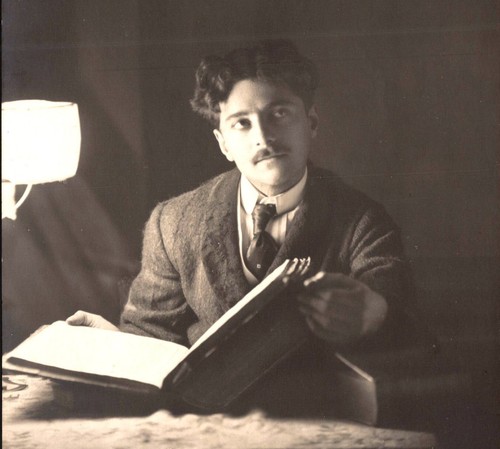 A MAN AND A LARGE OPEN BOOK : ACCOUNTANT? ATTORNEY? : RPPC - Picture 2 of 4