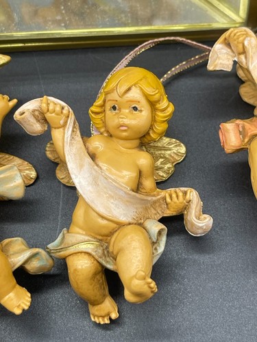 Vtg. Fontanini Simonetti 3" Depose Italy Cherub Angels Ornaments (lot of 12) - Picture 2 of 15