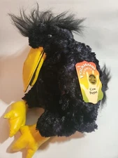 Folkmanis Yellow Beaked Crow, Full Body Hand Puppet 18" Plush Toy. NEW w/tags