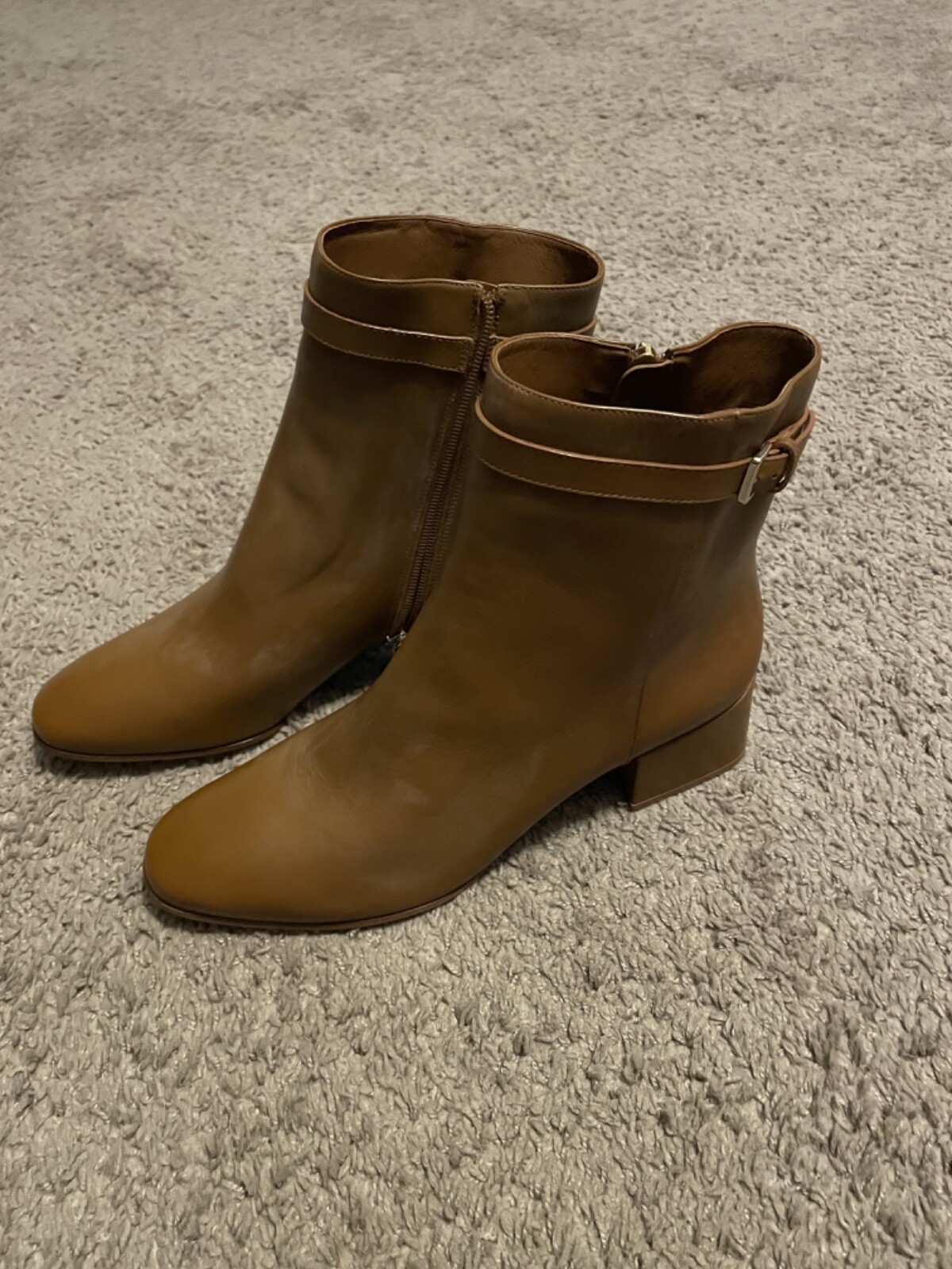 Alexander Birman Brown Ankle Boots- Block Heel Size 41! QUALITY!