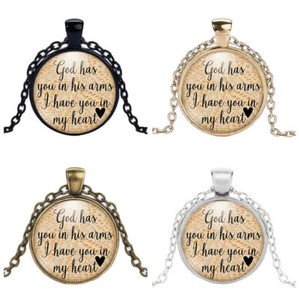 mom and dad memorial necklace