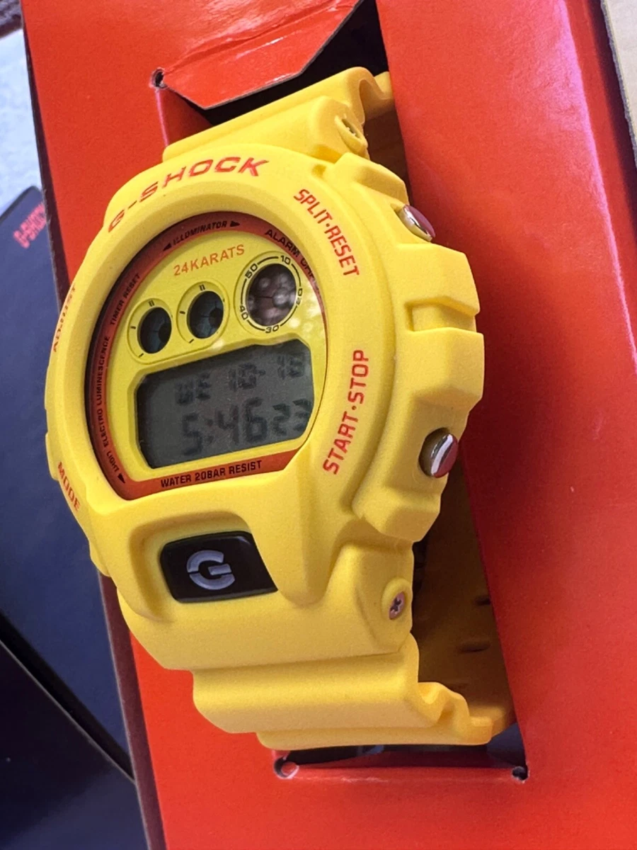 Casio G-shock Dw-6900Fs 24 karats Watch dw6900 Limited Edition rare yellow  😻