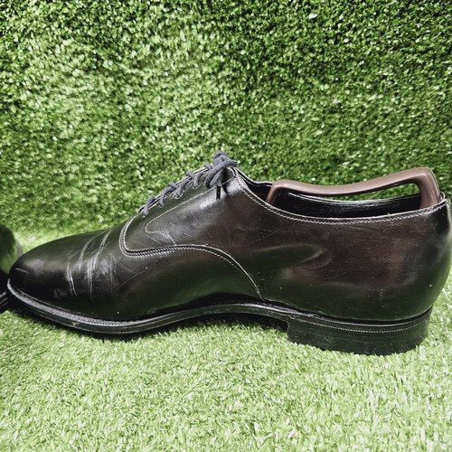 Brooks Brothers The Curzon Black Leather Oxfords Dress Shoes Mens 9 US 42 EU - Picture 8 of 14