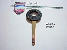 High Security Key Blank for Mercedes 190 Class D E & SL Class WO/Alarm (Valet)