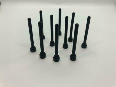Lego (c) 10x Antenne - 1x4 - schwarz - 3957 - antenna, black