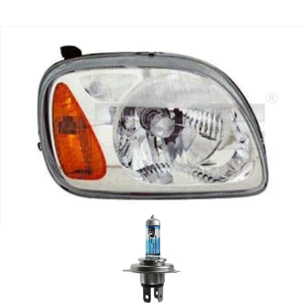 Scheinwerfer Rechts H4 FüR Nissan Micra II K11 Inkl. Osram Lampen-image