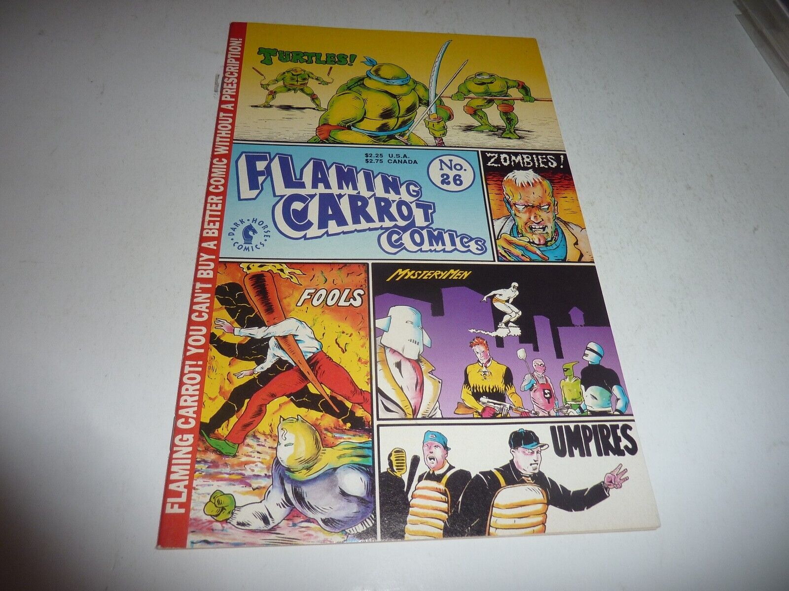 FLAMING CARROT #26 Dark Horse Comics 1991 TMNT Appearance VF 8.0