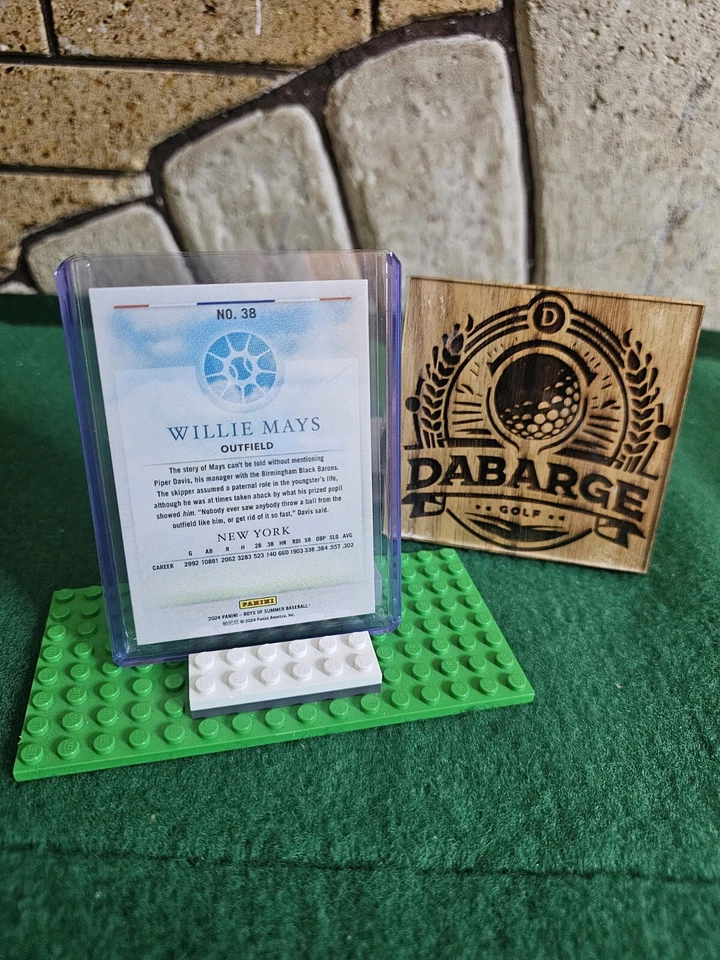 2024 Panini Boys Of Summer Willie Mays Red #/149 / San Francisco Giants  - Image 2 of 2