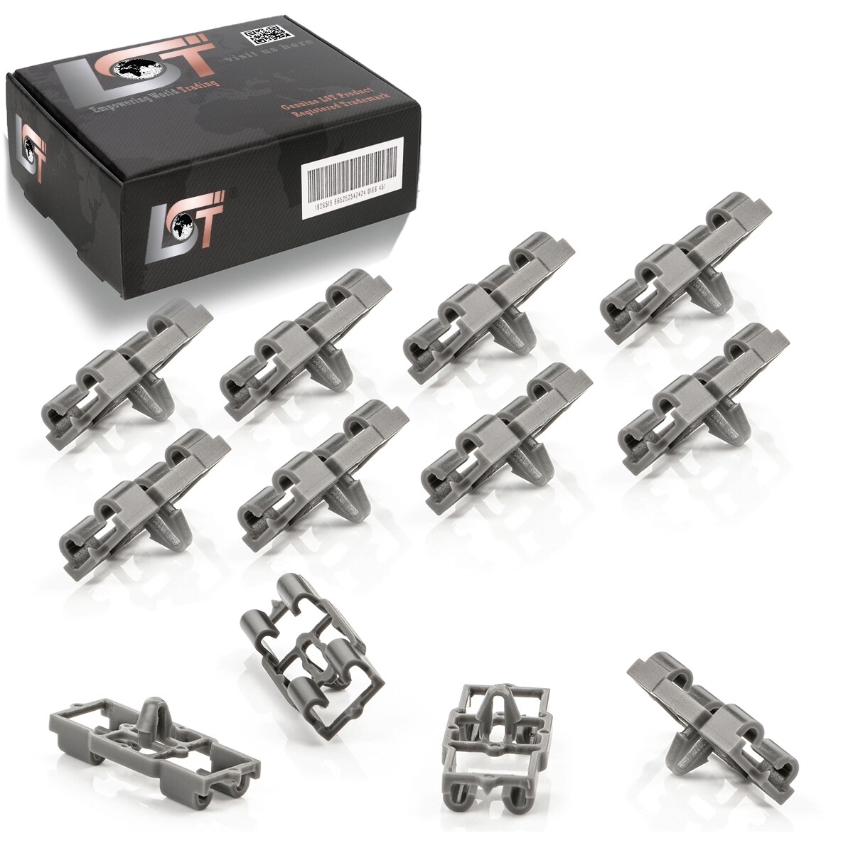 12x Seal Tailgate Middle / Lower Flap Fastening Clips for BMW X5 E53
