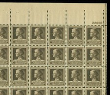 US #878, 10¢ Jane Addams, Complete sheet of 70, og, NH, Brookman $140.00