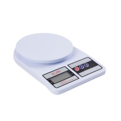 DIGITALE ELEKTRONISCHE LCD KÜCHENWAAGE 1G 7KG SF400 HAUSTASTE