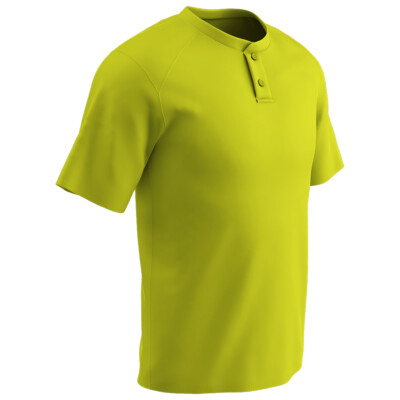 Champro Men's DRI-GEAR Two Button Baseball Jersey