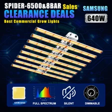 Phlizon 2025 FC6500 LED Grow Light Full Spectrum Commercial Plants Indoor Flower