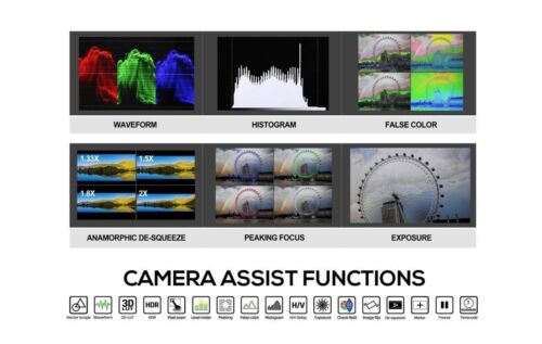 LILLIPUT HT7S 7" 2000nits 3G SDI HDMI 2.0 in&out Touch On-Camera Control Monito - Picture 11 of 12