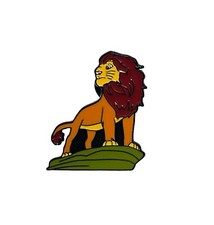 Lion King Mufasa 1" Tall Metal Enamel Pin
