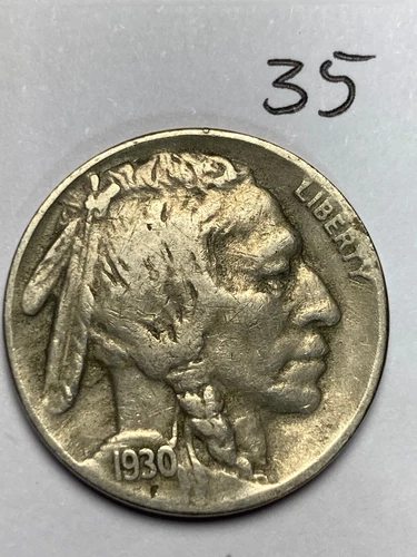 1930-S  BUFFALO NICKEL, "FINE" condition, #35