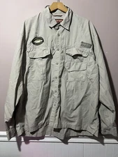 nice SIMMS GUIDE CHAGRIN RIVER OUTFITTERS FISHING SHIRT XL