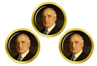 PräSident Warren Harding Golfball Marker