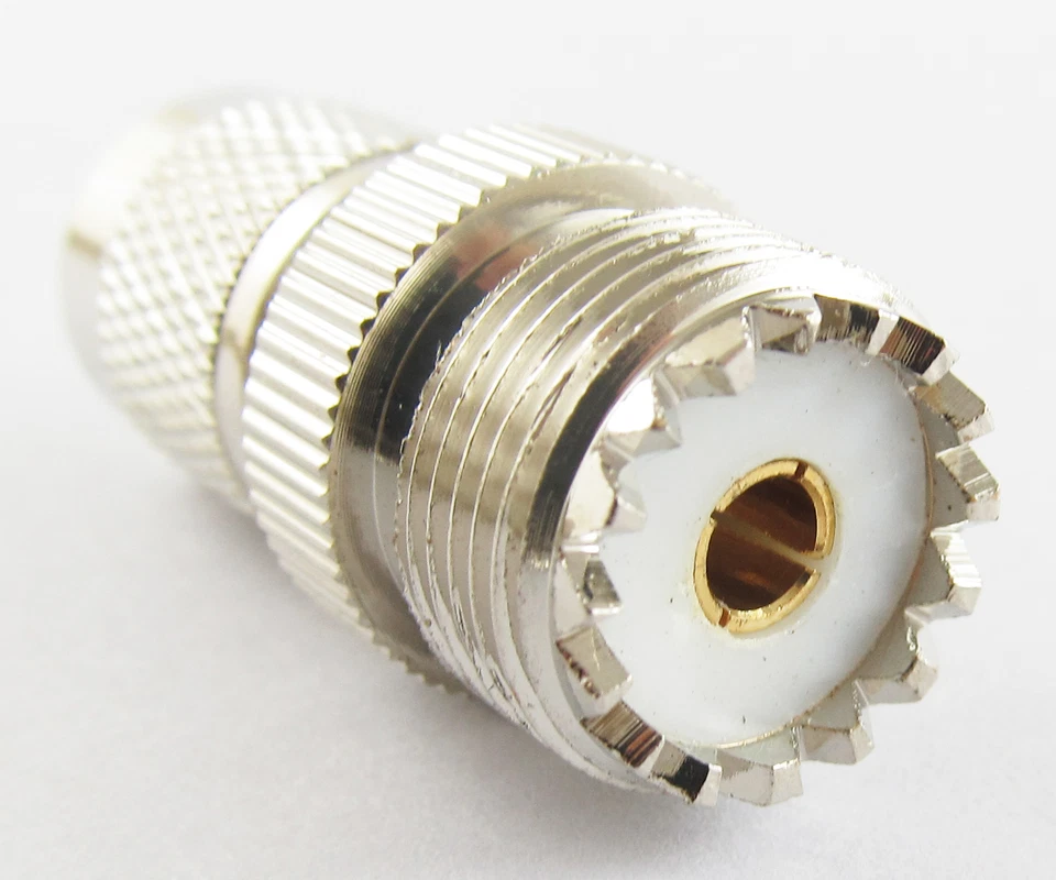 50x Brass TNC Male Plug to UHF SO-239 Female Jack straight RF Adapter Converter - Image 4 of 4
