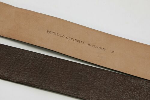 NWT$1095 Brunello Cucinelli 100%Leather Belt W/Dazzling Swarovski CrystalsM A191 - Picture 6 of 8