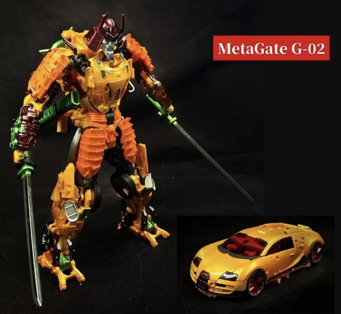 TMGE×TFOA MetaGate G-02 Ming Jiang Triple Changer Bludgeon New in box