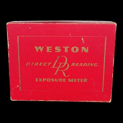 Vintage Weston Direct Reading Exposure Meter Complete In Box Free Shipping 