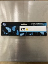 Cartucho de tinta amarillo HP 971 genuino nuevo en caja sellado