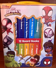 Disney Junior Spidey And His Amazing Friends Board Book Collection 12 Books