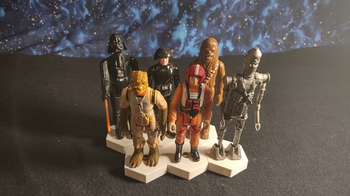 Set of 6 Mountable Stands for 3.75 in Action Figures Diorama STAR WARS Display - Picture 9 of 21