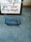 Pyrex 1.5 qt. loaf pan blue 213 NICE GRIP HANDLES
