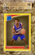 2018 POP 1 SHAI GILGEOUS-ALEXANDER ROOKIE RC DONRUSS YELLOW #162 BGS 10 PRISTINE