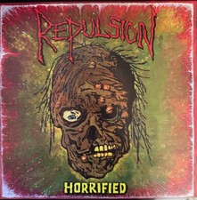 Repulsion  - Horrified LP RED Colored Vinyl Album NEW Death Metal Grind RECORD