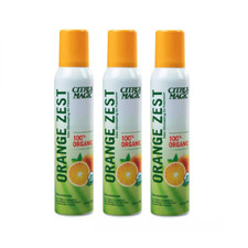 Citrus Magic Organic Air Freshener Spray Orange Zest 3 oz Pack of 3