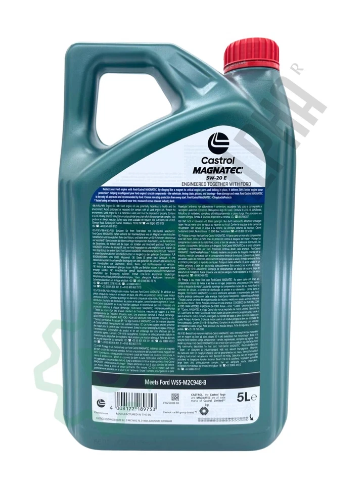 Ford Olio motore 5W20 auto benzina Castrol Magnatec 5W20 E - 1x5lt - Immagine 2 di 4