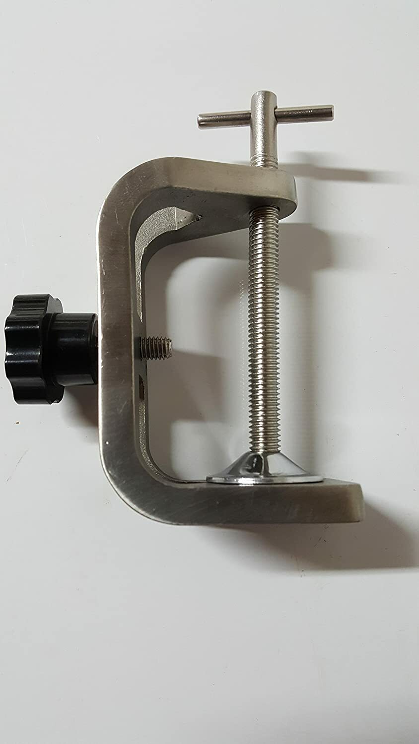 Lab stainless steel Table Desk Clamp Holder G-Clamp C-Clamp new