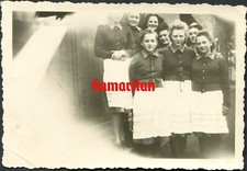 H1/1 WW2 ORIGINAL GERMAN WEHRMACHT PHOTO OF RAD WORKERS
