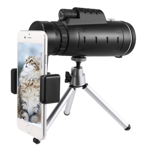 Telescopio monocular de bolsillo con zoom de 40x60 y trípode y clip para teléfon - Picture 14 of 19