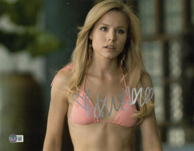 KRISTEN BELL SIGNED 11X14 PHOTO FORGETTING SARAH MARSHALL AUTOGRAPH BECKETT COA