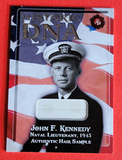 JOHN F KENNEDY JFK HAIR STRAND RELIC CARD PRESIDENT USA NAVY HISTORIC DNA #43/52