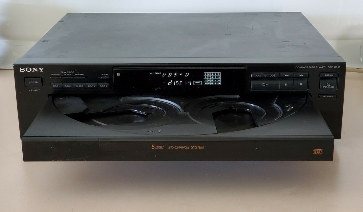 Sony CDP-C345 Five CD Carousel Compact Disc Player. PARTS