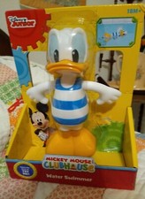 Disney Mickey Mouse Clubhouse Donald   Duck Water Swimmer Bath Pool Tub New 
